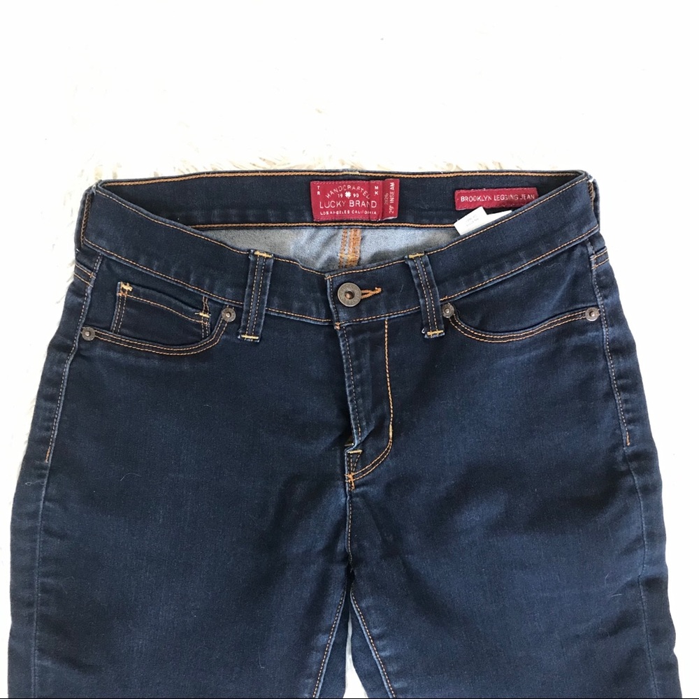 Lucky Brand Brooklyn Legging Jean Dark Wash - Picture 5 of 8